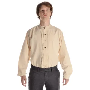 Mittelalter Hemd Orilus in Beige Frontansicht