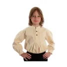 Mittelalter Kinderhemd Orilus in Beige Frontansicht
