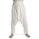 Mittelalter Hose Tantris in Beige Frontansicht