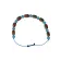 Mittelalter Armband Iblis mit Mosaiksteinen aus Messing-Glassteine in Permutfarben bunt Rot-Türkis Rückansicht