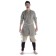Mittelalter Strick Urian aus Baumwolle in Beige Frontansicht 5