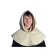 Mittelalter Kapuze Anfole in Beige Frontansicht