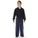 Mittelalter Hose Jovelin in Blau Frontansicht