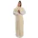 Mittelalter Skapulier Kriemhild in Beige Frontansicht