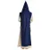 Mittelalter Skapulier Kriemhild in Blau Rückansicht