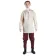Mittelalter Tunika Siegfried kurz in Beige Frontansicht 3