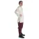 Mittelalter Tunika Siegfried kurz in Beige Seitenansicht 3