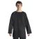 Mittelalter Tunika Siegfried kurz in Schwarz Frontansicht 2