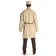 Mittelalter Tunika Dietrich in Beige Rückansicht