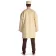 Mittelalter Tunika Dietrich in Beige Rückansicht 2