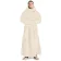 Mittelalter Kutte Halzebier (Set) in Beige Frontansicht