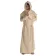 Mittelalter Mönchskutte Halzebier (Set) in Beige Frontansicht 2