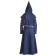 Mittelalter Mönchskutte Halzebier (Set) in Blau Rückansicht