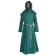 Mittelalter Mönchskutte Halzebier (Set) in Grün Frontansicht