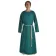 Mittelalter Mönchskutte Halzebier (Set) in Grün Frontansicht 2