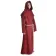 Mittelalter Mönchskutte Halzebier (Set) in Rot Seitenansicht