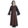 Mittelalter Kleid Sigune in Schwarz Frontansicht 4