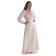 Mittelalter Bluse Gotelinde in Beige Frontansicht 10