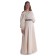 Mittelalter Bluse Gotelinde in Beige Frontansicht 8