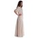 Mittelalter Bluse Gotelinde in Beige Seitenansicht 3
