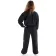 Wikinger Hose Floraklar in Schwarz Rückansicht