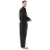 Mittelalter Hose Kurvenal in Schwarz Seitenansicht