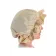 Mittelalter Kinderhaube Florie aus Baumwolle in Beige Seitenansicht 2