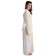Mittelalter Kleid Liebgart in Beige-Weiß Seitenansicht 2