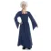 Mittelalter Kleid Amurfina in Blau Frontansicht 2