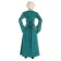 Mittelalter Kleid Amurfina in Grün Rückansicht