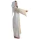 Mittelalter Kinderkleid Obilot in Beige-Weiß Seitenansicht