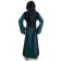 Mittelalter Kinderkleid Obilot in Grün-Schwarz Rückansicht 2