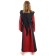Mittelalter Kinderkleid Obilot in Rot-Schwarz Rückansicht
