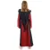 Mittelalter Kinderkleid Obilot in Rot-Schwarz Rückansicht
