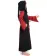 Mittelalter Kinderkleid Obilot in Rot-Schwarz Seitenansicht