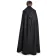 Mittelalter Umhang Wolfdietrich in Schwarz Rückansicht 2