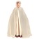 Mittelalter Umhang Amelgart in Beige Frontansicht