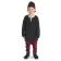 Mittelalter Kindertunika Eliant in Schwarz Frontansicht