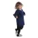 Mittelalter Kindertunika Eliant in Blau Seitenansicht 2