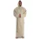Mittelalter Mönchskutte Arofel in Beige Frontansicht