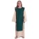Mittelalter Kinderkleid Alyze (Set) in Beige-Grün Frontansicht