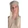 Mittelalter Kappe Reginbald beige (Set) Frontansicht