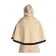 Mittelalter Pelerine Gerutha in Beige Rückansicht 2