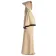 Mittelalter Pelerine Gerutha in Beige Seitenansicht 2