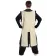 Deutschritter Waffenrock Hornbil in Beige-Schwarz Rückansicht
