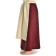 Mittelalter Schürze Repanse in Beige Seitenansicht