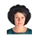 Mittelalter Barett Verena in Schwarz Frontansicht