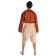 Piraten Hose Urgan in Beige Rückansicht