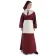 Mittelalter Schürze Bearosche in Beige Frontansicht