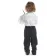 Mittelalter Kinder Hose Sigestab in Schwarz Rückansicht